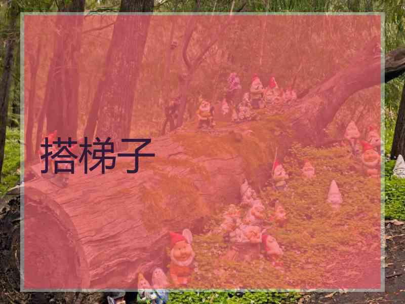 搭梯子