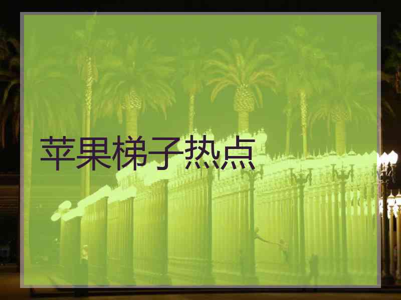 苹果梯子热点