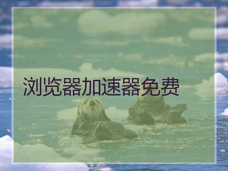 浏览器加速器免费