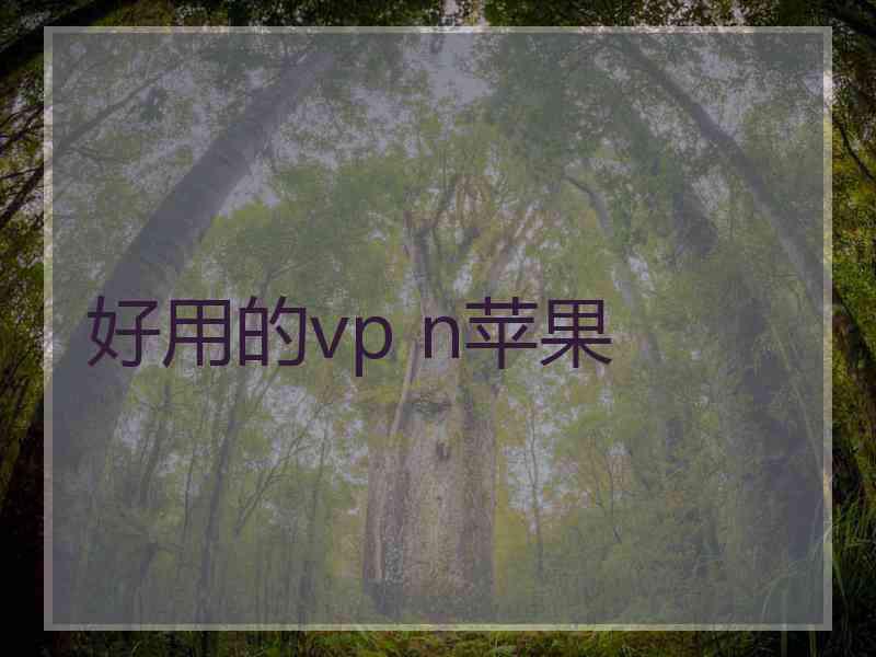 好用的vp n苹果