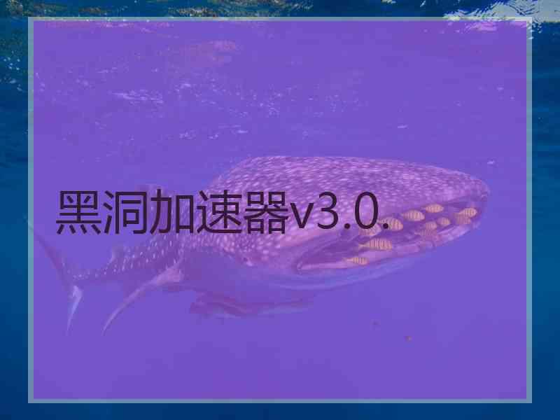 黑洞加速器v3.0.