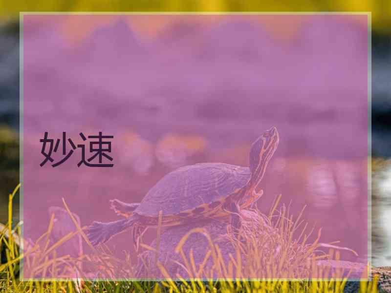 妙速