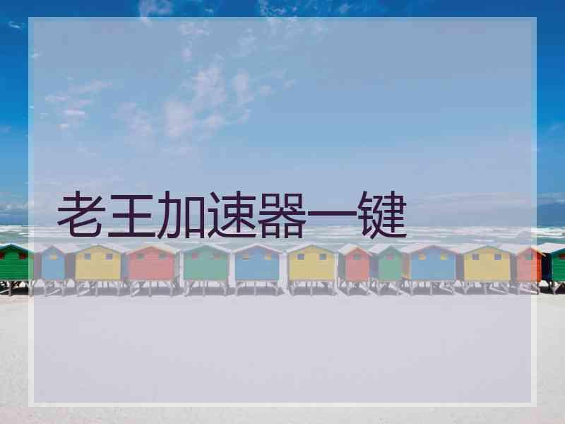 老王加速器一键
