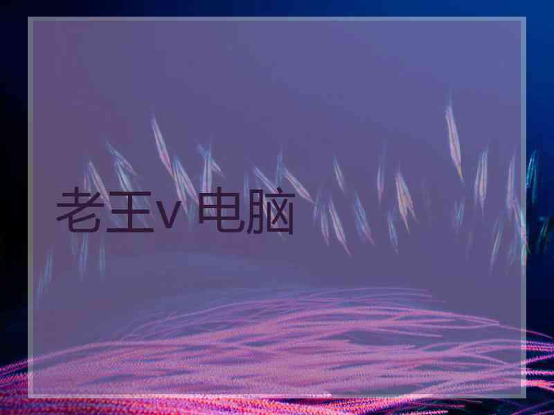 老王v 电脑