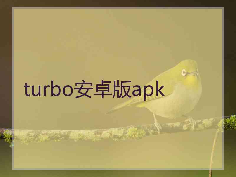 turbo安卓版apk