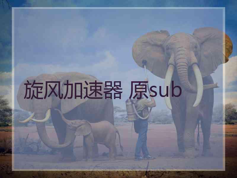 旋风加速器 原sub