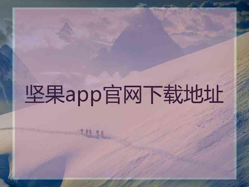 坚果app官网下载地址
