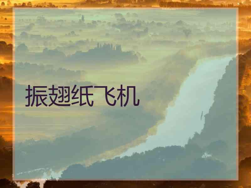 振翅纸飞机