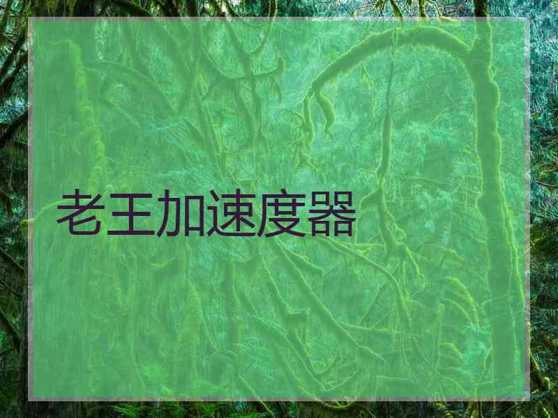 老王加速度器