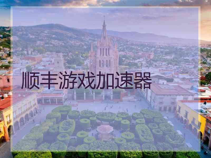 顺丰游戏加速器
